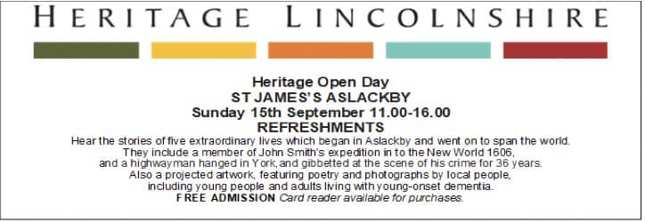 Heritage Open Day in Aslackby